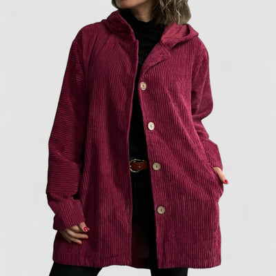 The Canadiva™ Corduroy Coat – Soft, Warm & Effortlessly Chic