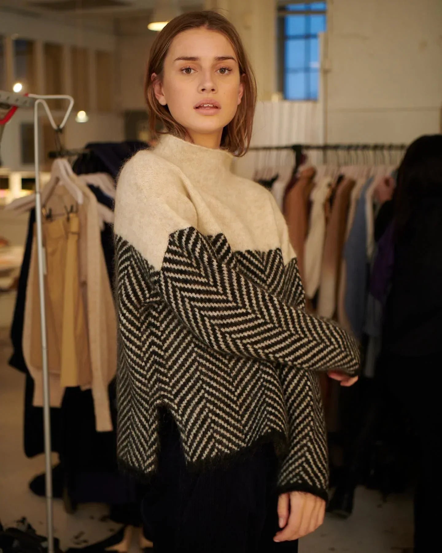 ADELIE | Premium Knitted Turtleneck Sweater