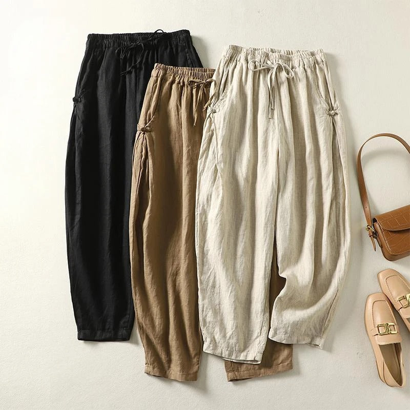 Lynn | Linen Pants Loose Fit