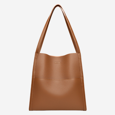 Morgan™ | Elegant Vegan Leather Shoulder Tote