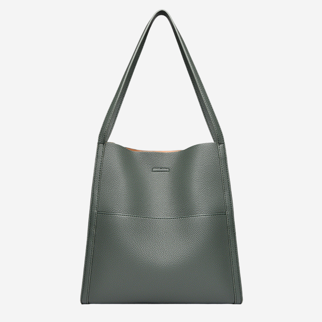 Morgan™ | Elegant Vegan Leather Shoulder Tote