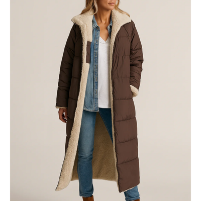 Ingeborg | Long Fleece-Lined Coat
