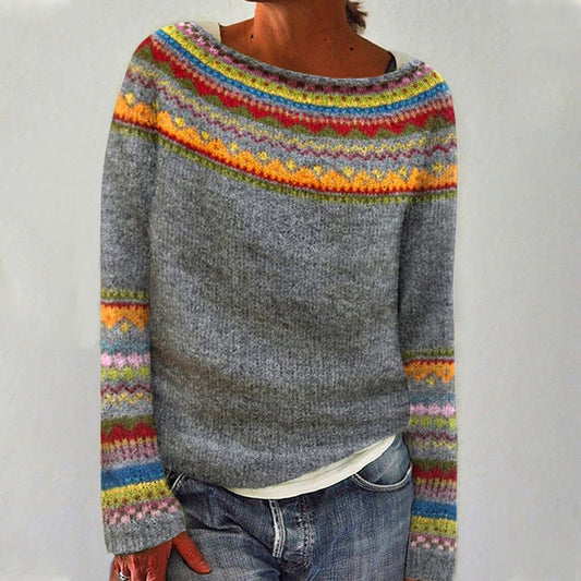 Kirra - Women's Retro Knit Sweater