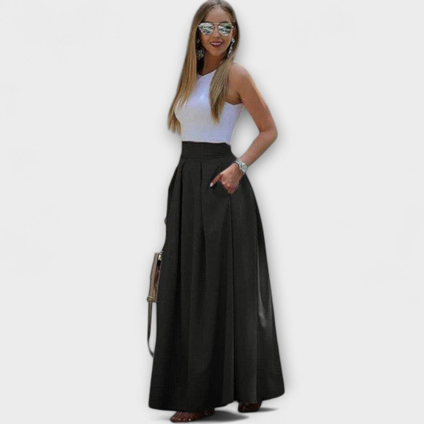 Tirsa – Elegant Maxi Skirt with High Waist
