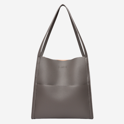 Morgan™ | Elegant Vegan Leather Shoulder Tote