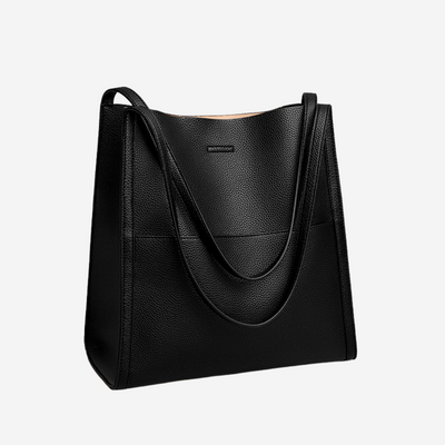 Morgan™ | Elegant Vegan Leather Shoulder Tote