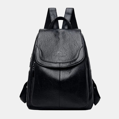 Isabel - Secure PU Leather Backpack (Waterproof)