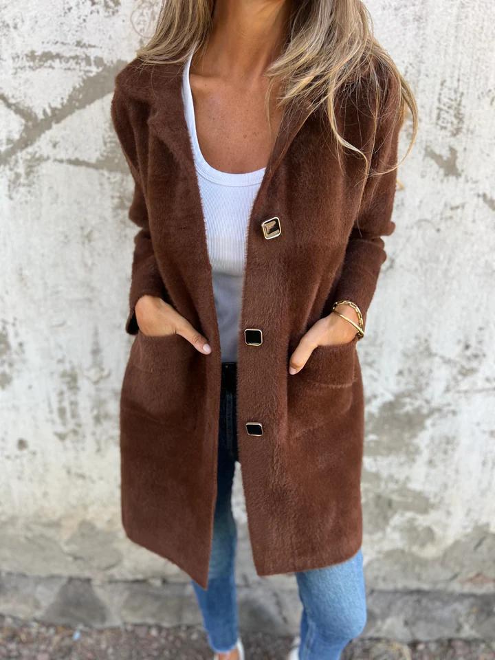 Marce™ | Elegant Textured Coat
