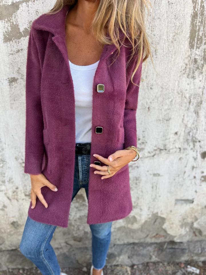 Marce™ | Elegant Textured Coat