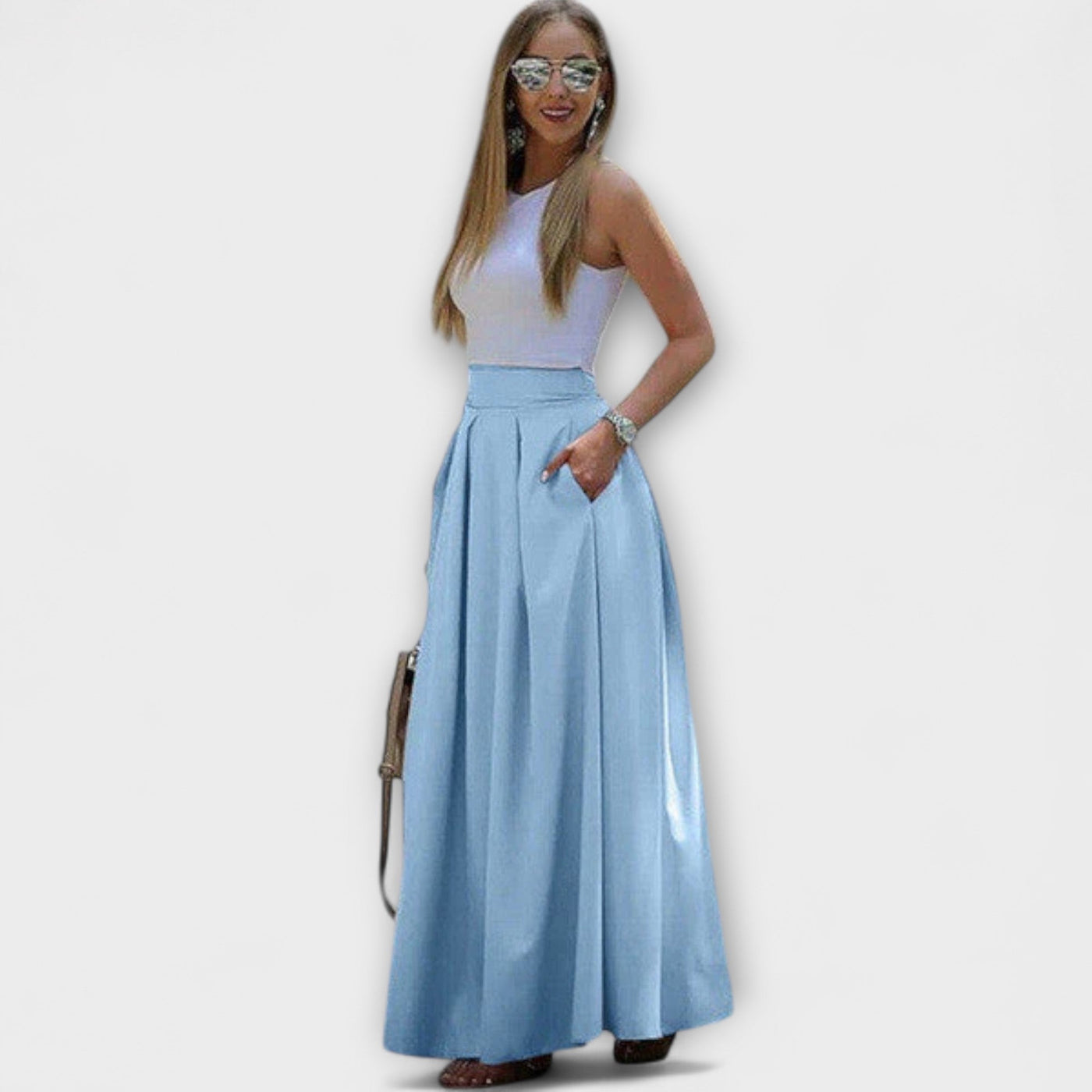 Tirsa – Elegant Maxi Skirt with High Waist