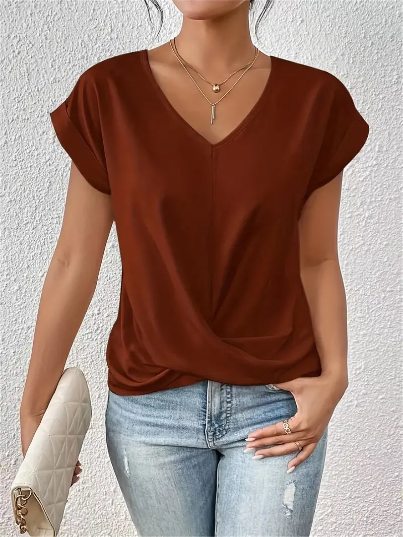 Olivia | The Stylish V-Neck Top