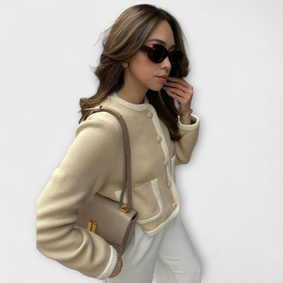 Milou | Classic Cardigan with Decorative Pockets