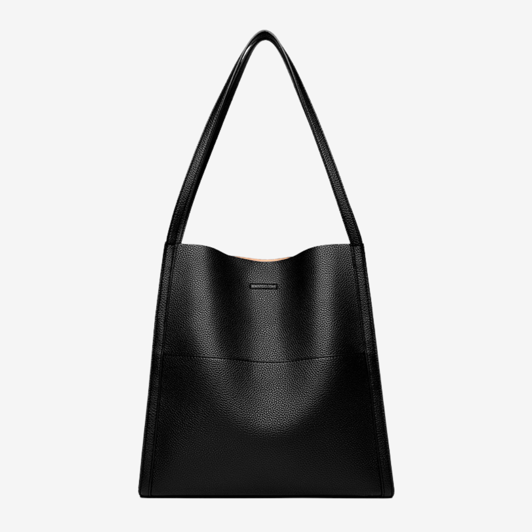 Morgan™ | Elegant Vegan Leather Shoulder Tote
