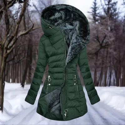Senna – Elegant Plush Coat for Women