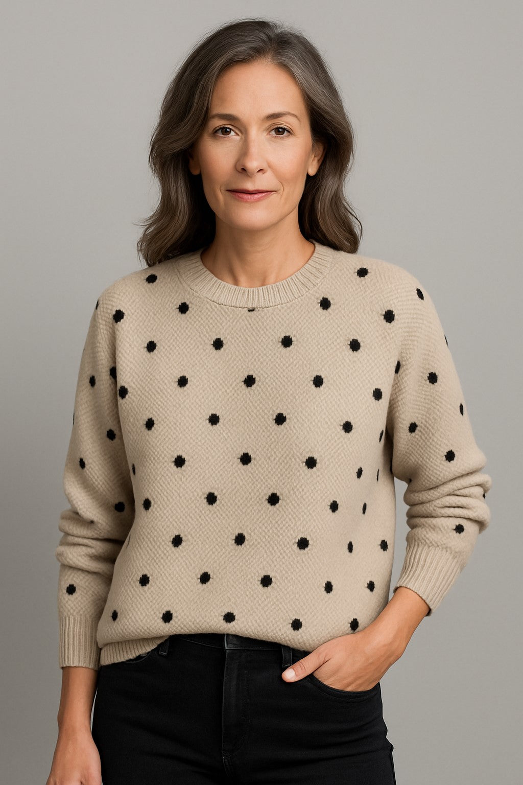 Alice -  Polka Dot Sweater