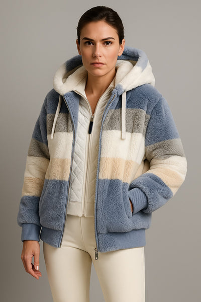 Alexa | Winter Jacket with Hood and Zipper