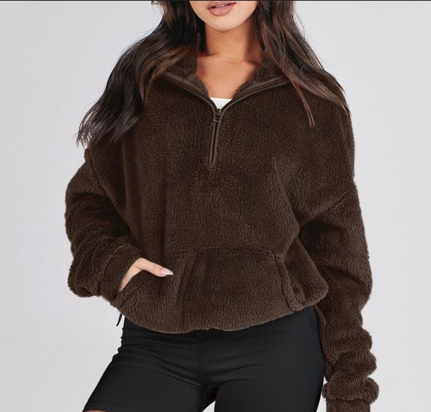 AMBER™ | Cozy Half-Zip Fleece Pullover