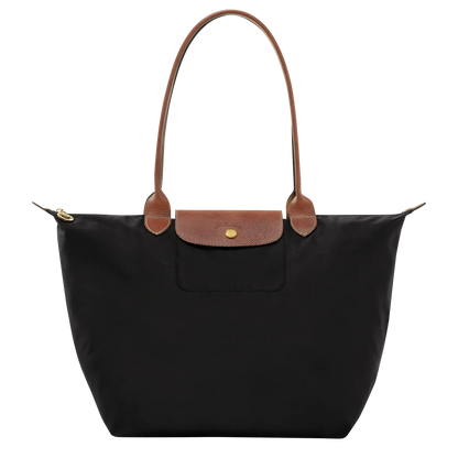 Longchamp - Women’s Genuine Leather Tote Bag - Black