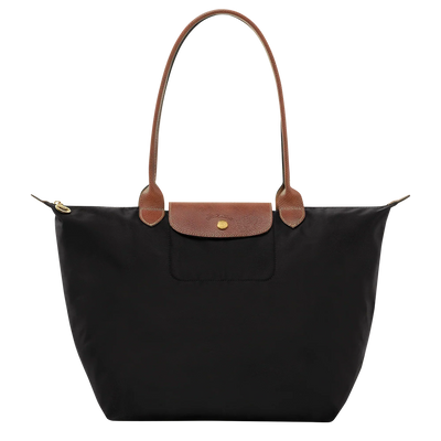 Longchamp - Women’s Genuine Leather Tote Bag - Black