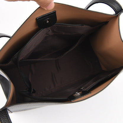 Morgan™ | Elegant Vegan Leather Shoulder Tote