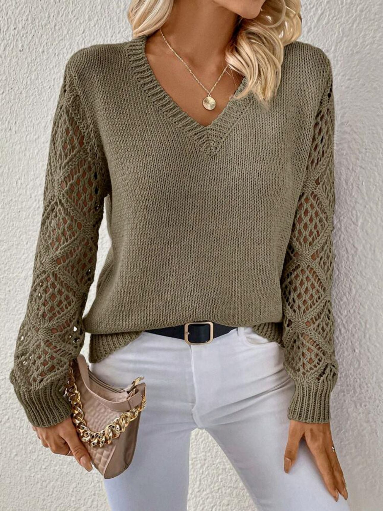 Fleur | Soft V-neck Sweater