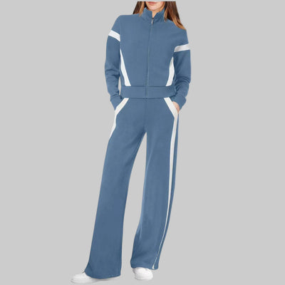 Lily - Casual Long Sleeve Top and Sweatpants Set