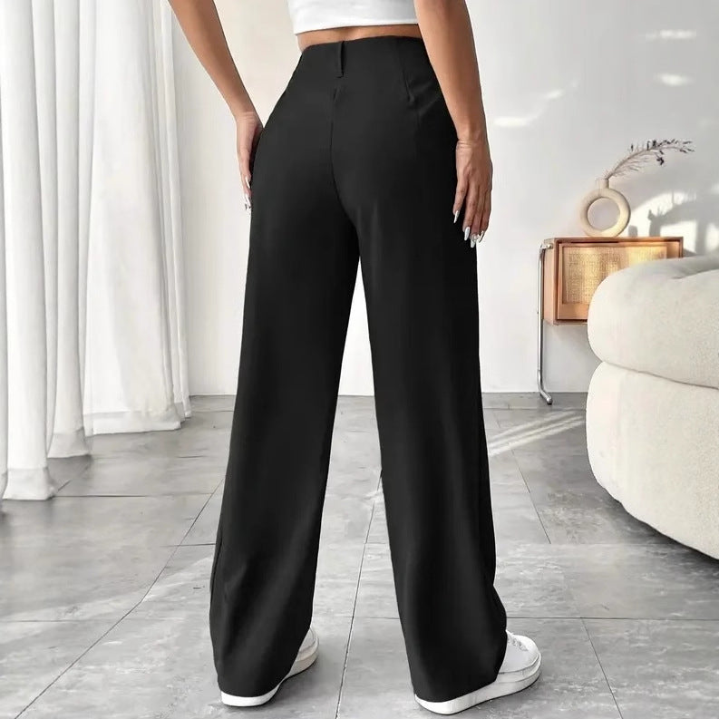 Noa - Casual High Waist Wide Leg Pants
