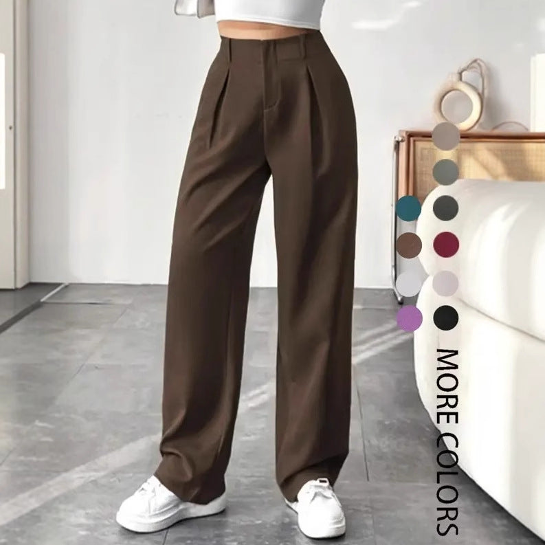 Noa - Casual High Waist Wide Leg Pants