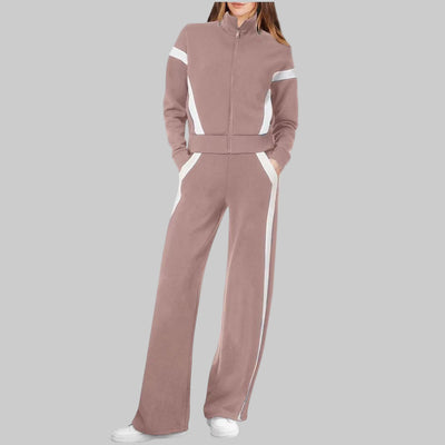 Lily - Casual Long Sleeve Top and Sweatpants Set