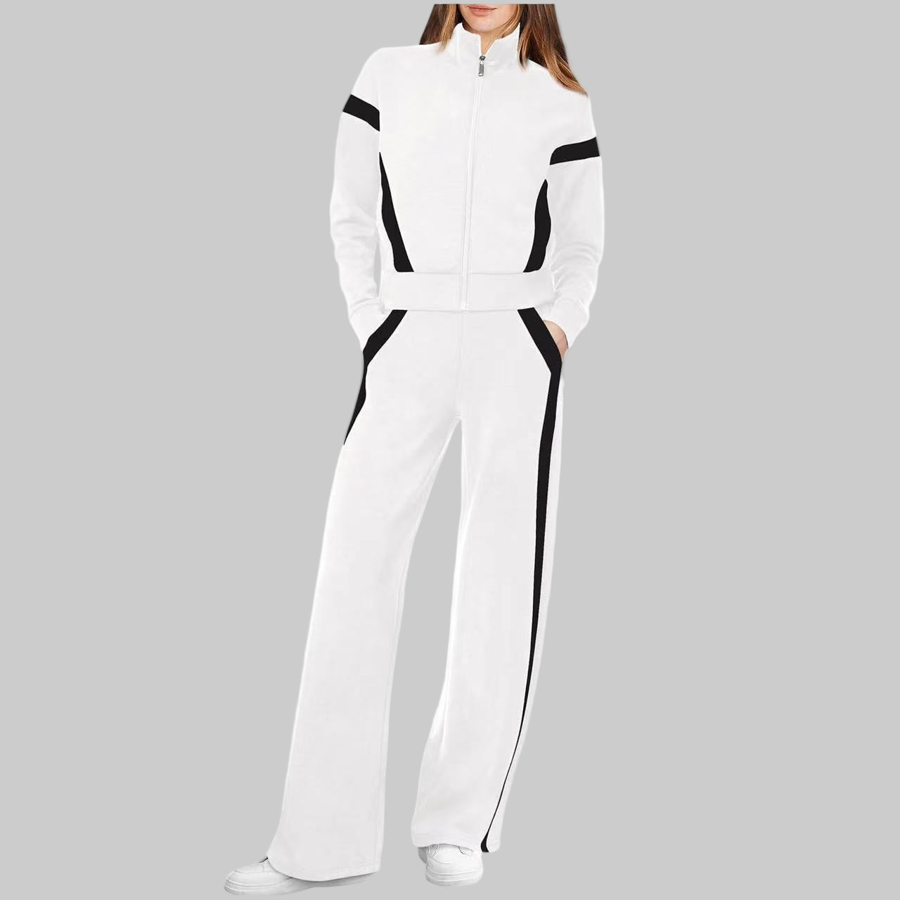 Lily - Casual Long Sleeve Top and Sweatpants Set