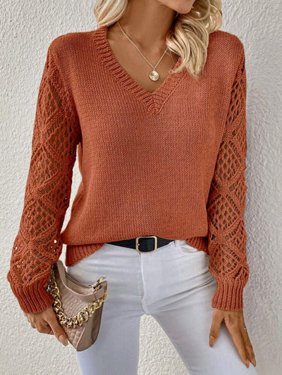 Fleur | Soft V-neck Sweater