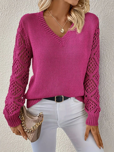 Fleur | Soft V-neck Sweater