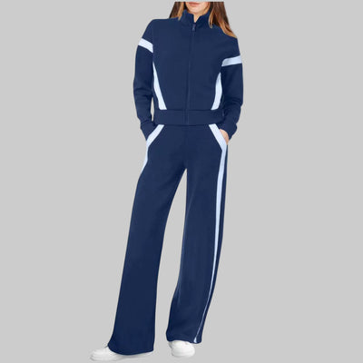Lily - Casual Long Sleeve Top and Sweatpants Set