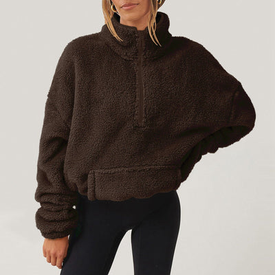 AMBER™ | Cozy Half-Zip Fleece Pullover