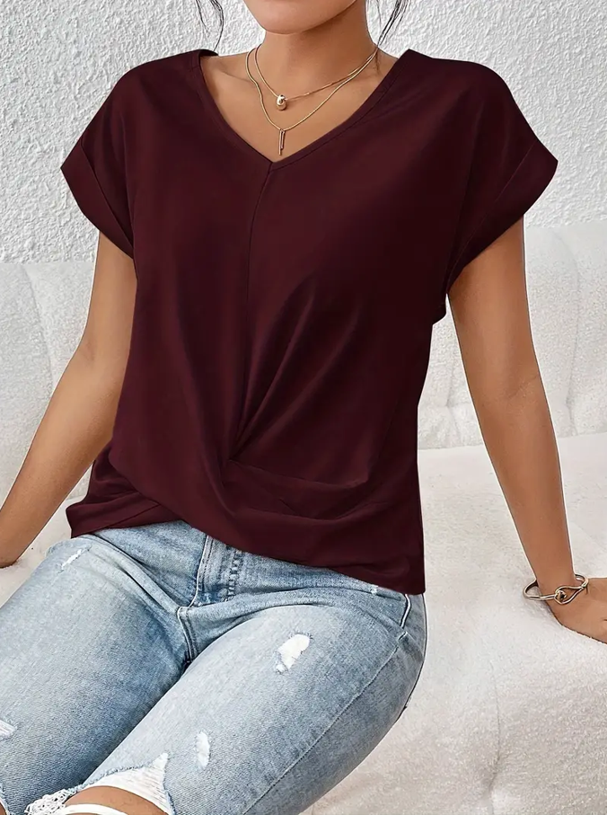 Olivia | The Stylish V-Neck Top