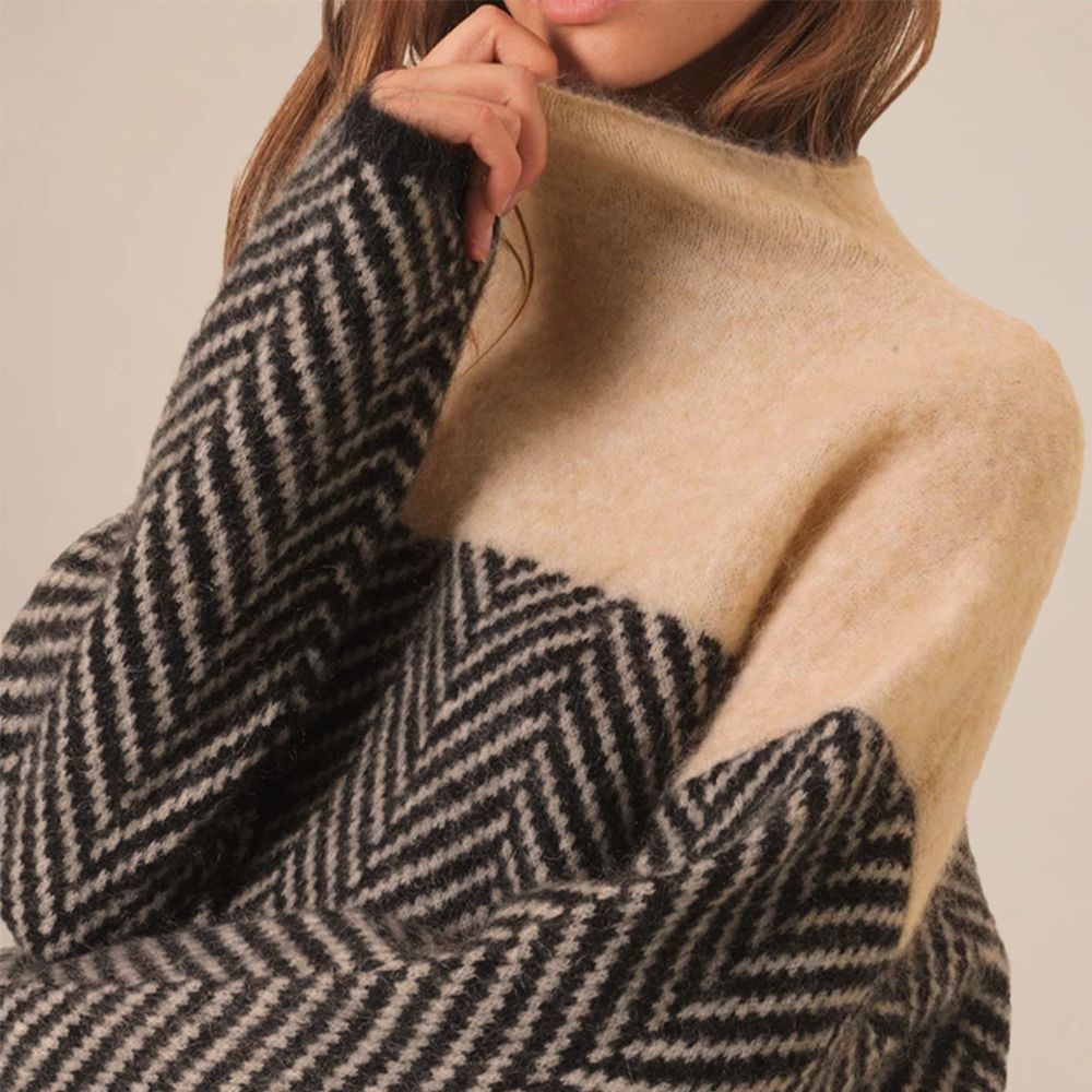 ADELIE | Premium Knitted Turtleneck Sweater
