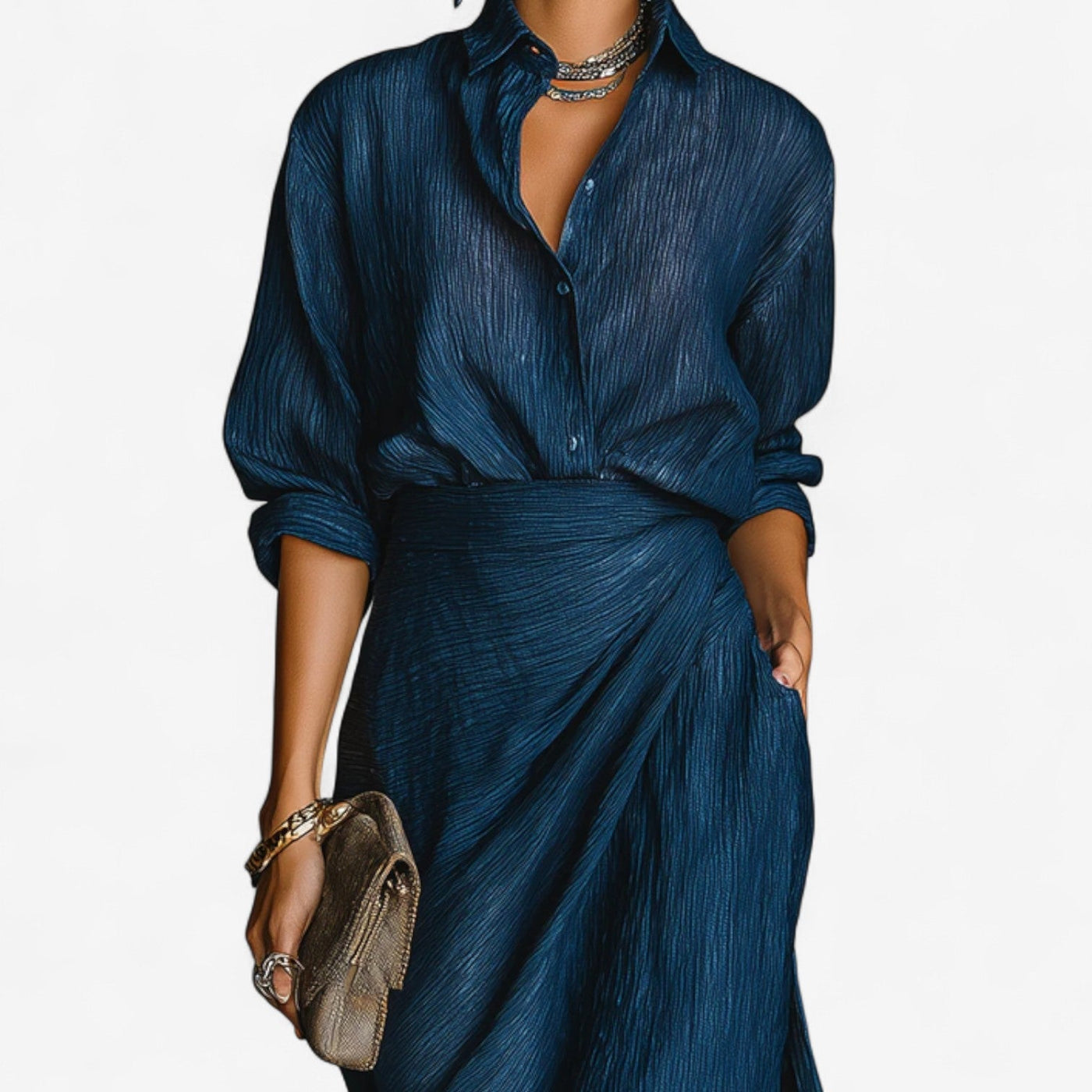 Isla - Maxi Shirt Dress