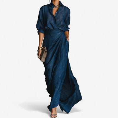 Isla - Maxi Shirt Dress