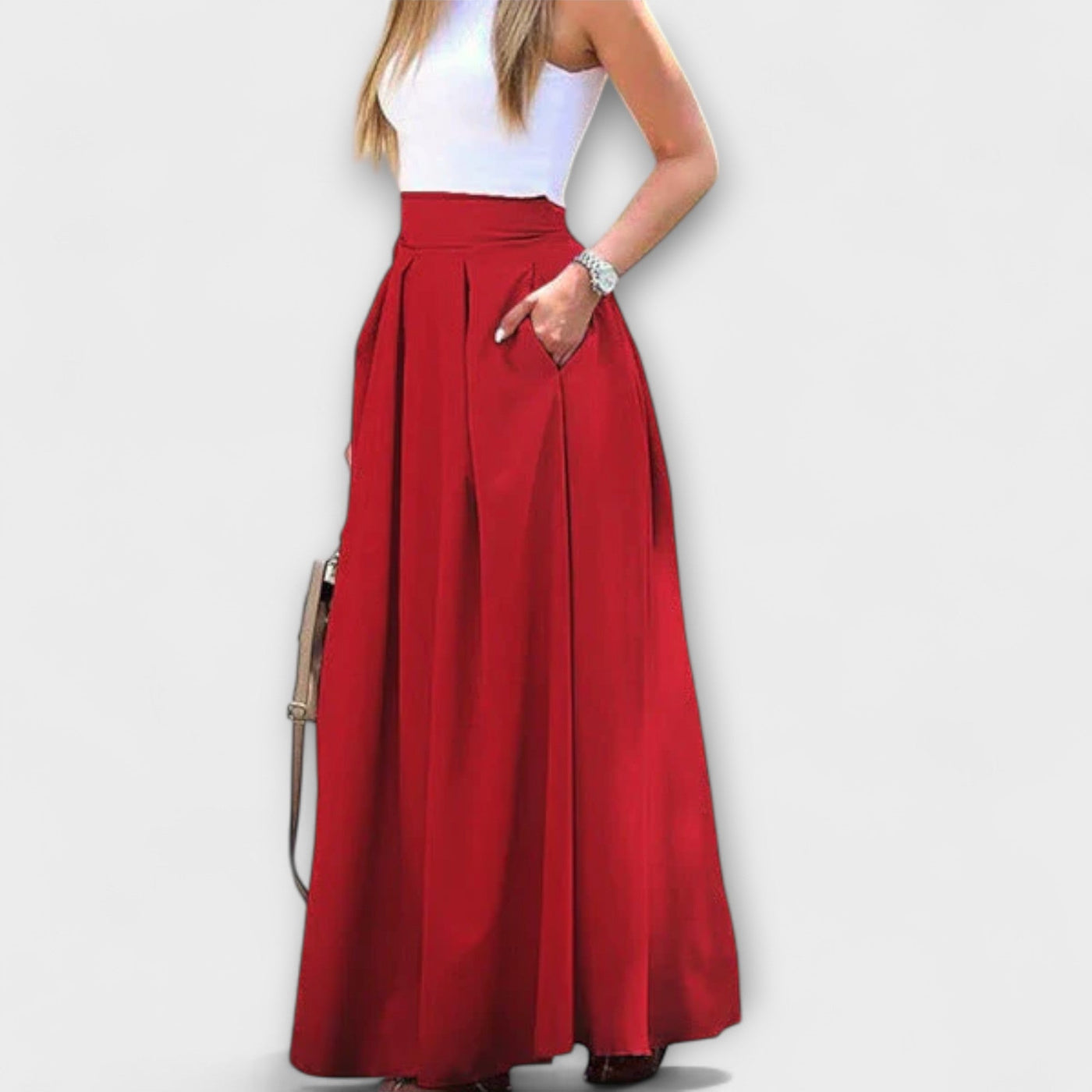 Tirsa – Elegant Maxi Skirt with High Waist