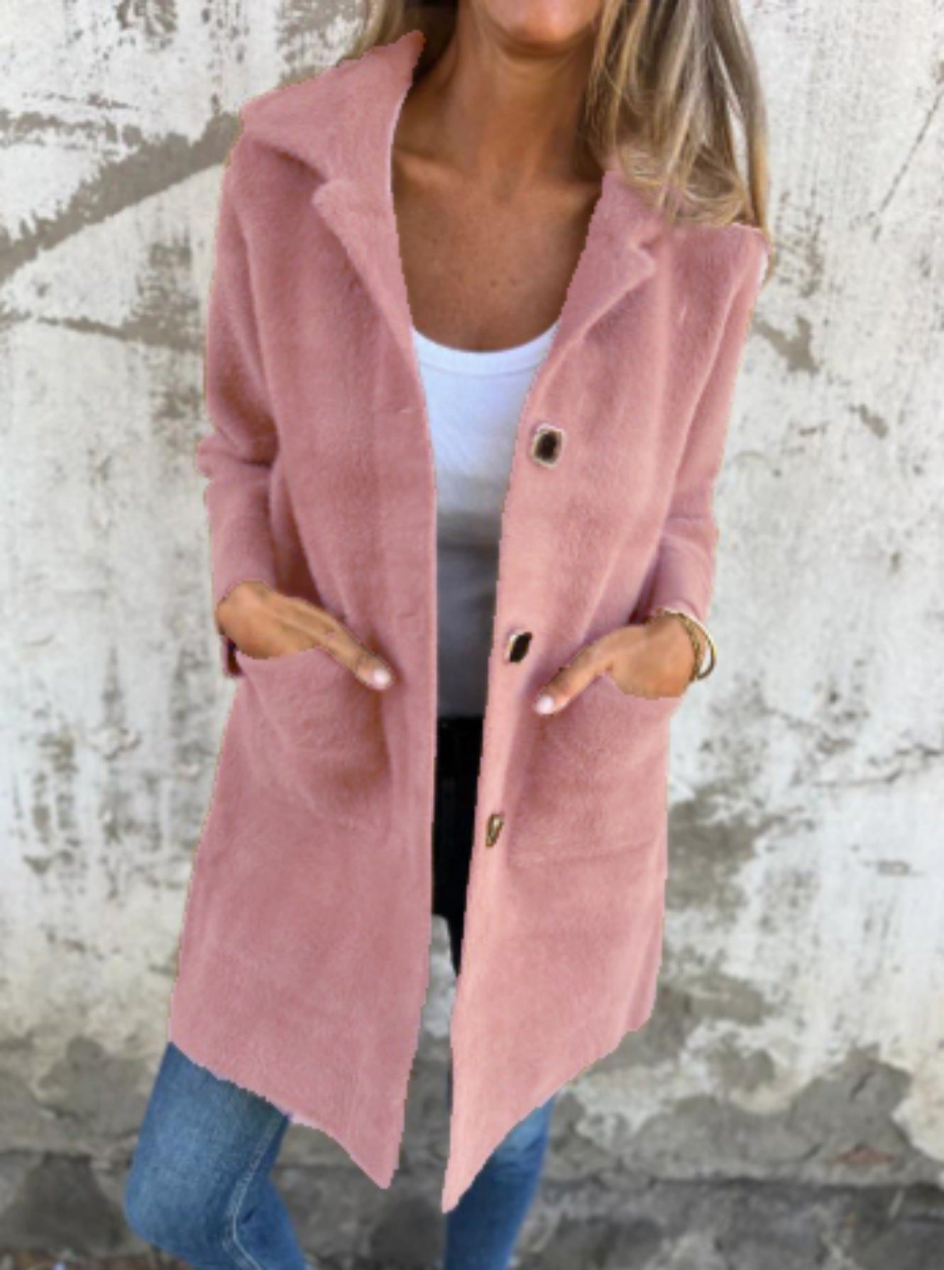 Marce™ | Elegant Textured Coat