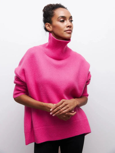 Jamie | Oversized Ribbed Turtleneck Sweater