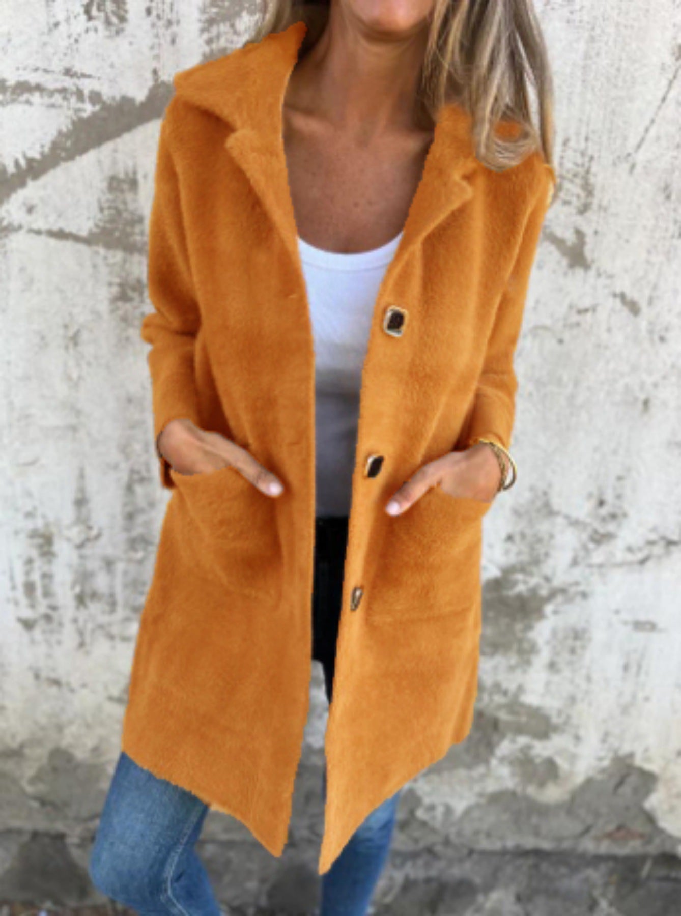 Marce™ | Elegant Textured Coat