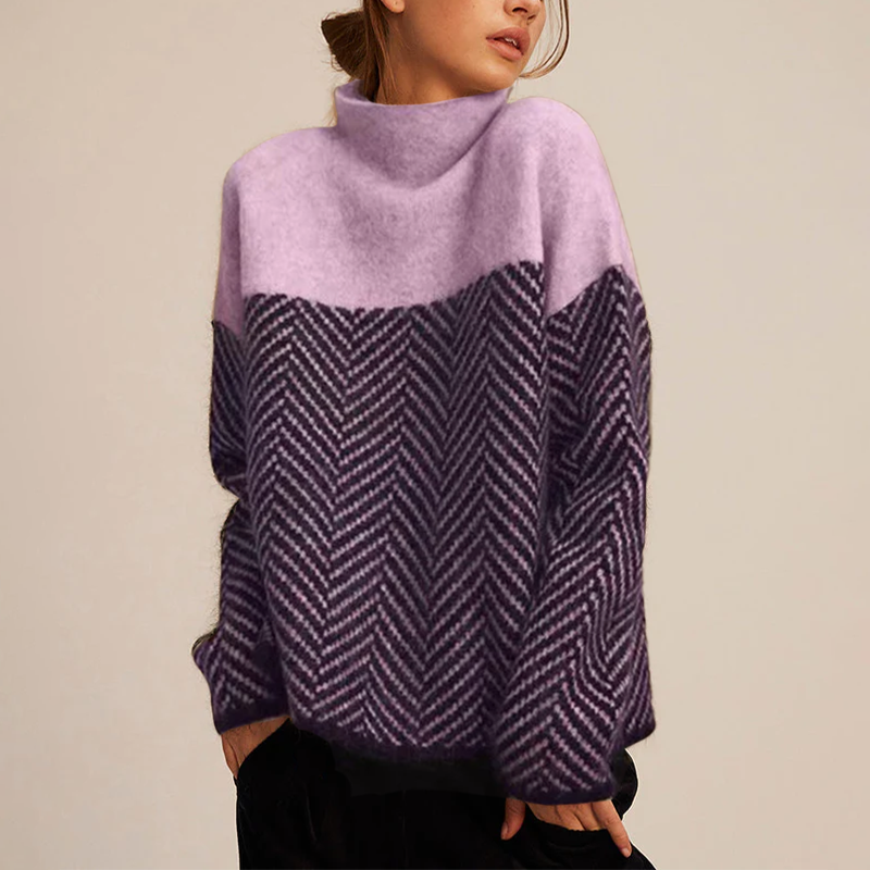ADELIE | Premium Knitted Turtleneck Sweater