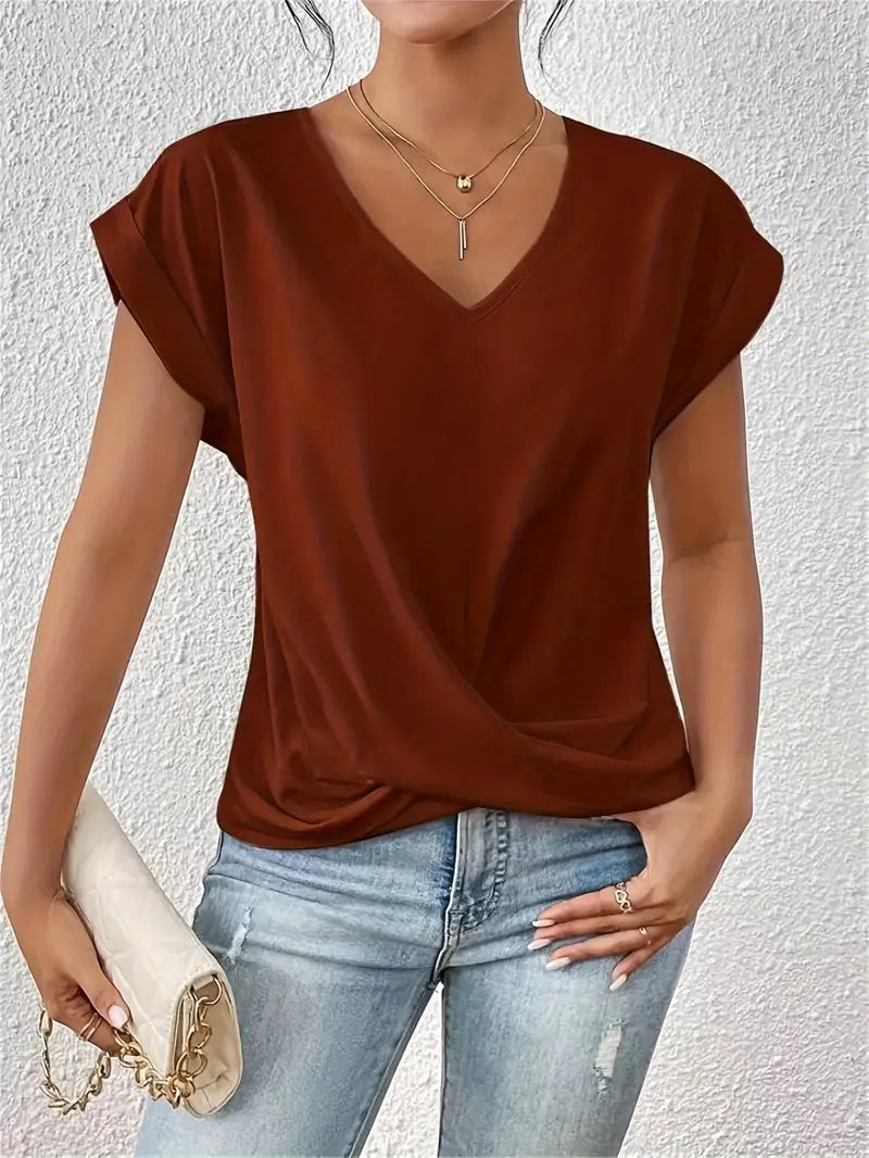 Olivia | The Stylish V-Neck Top