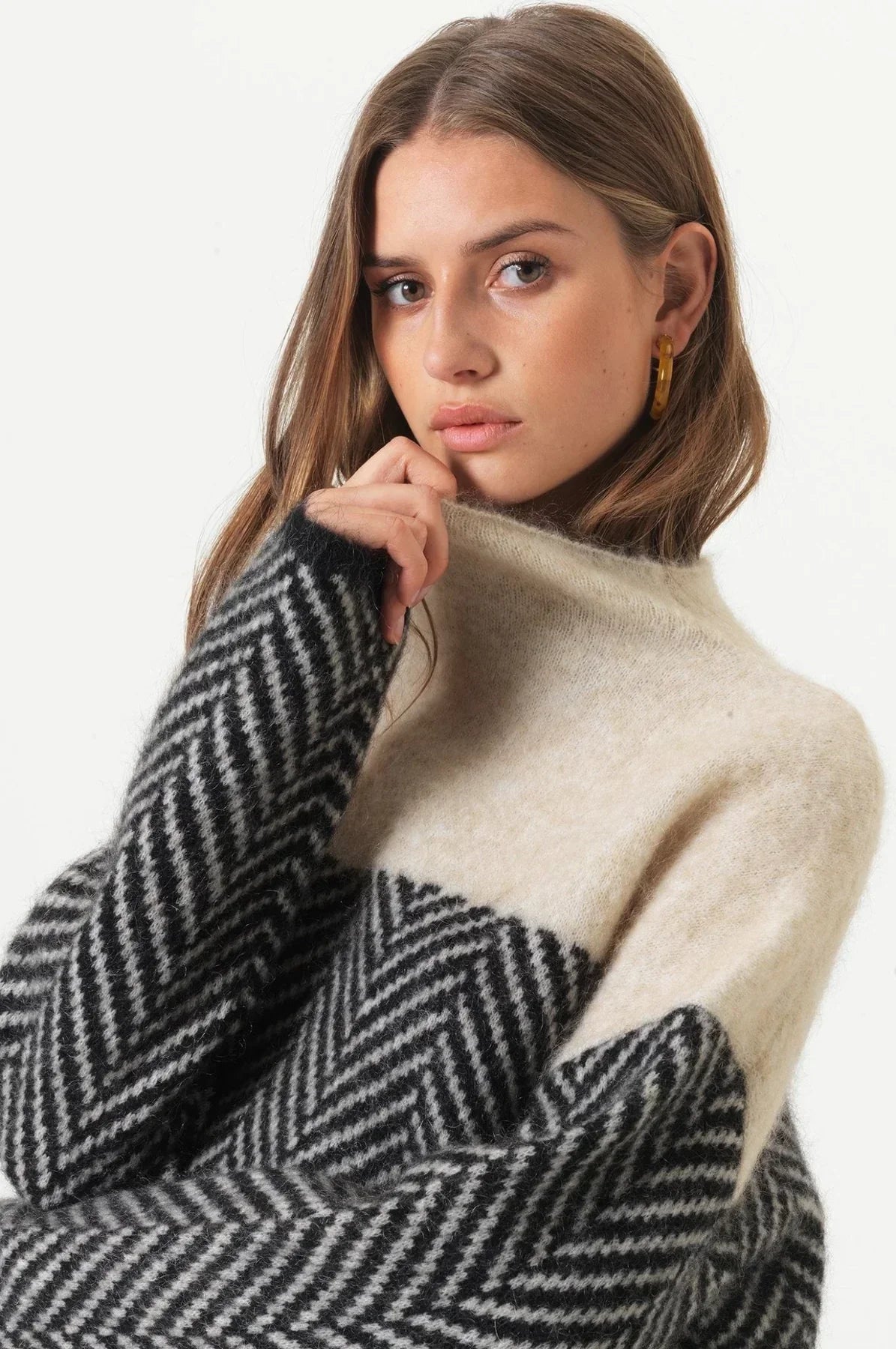ADELIE | Premium Knitted Turtleneck Sweater