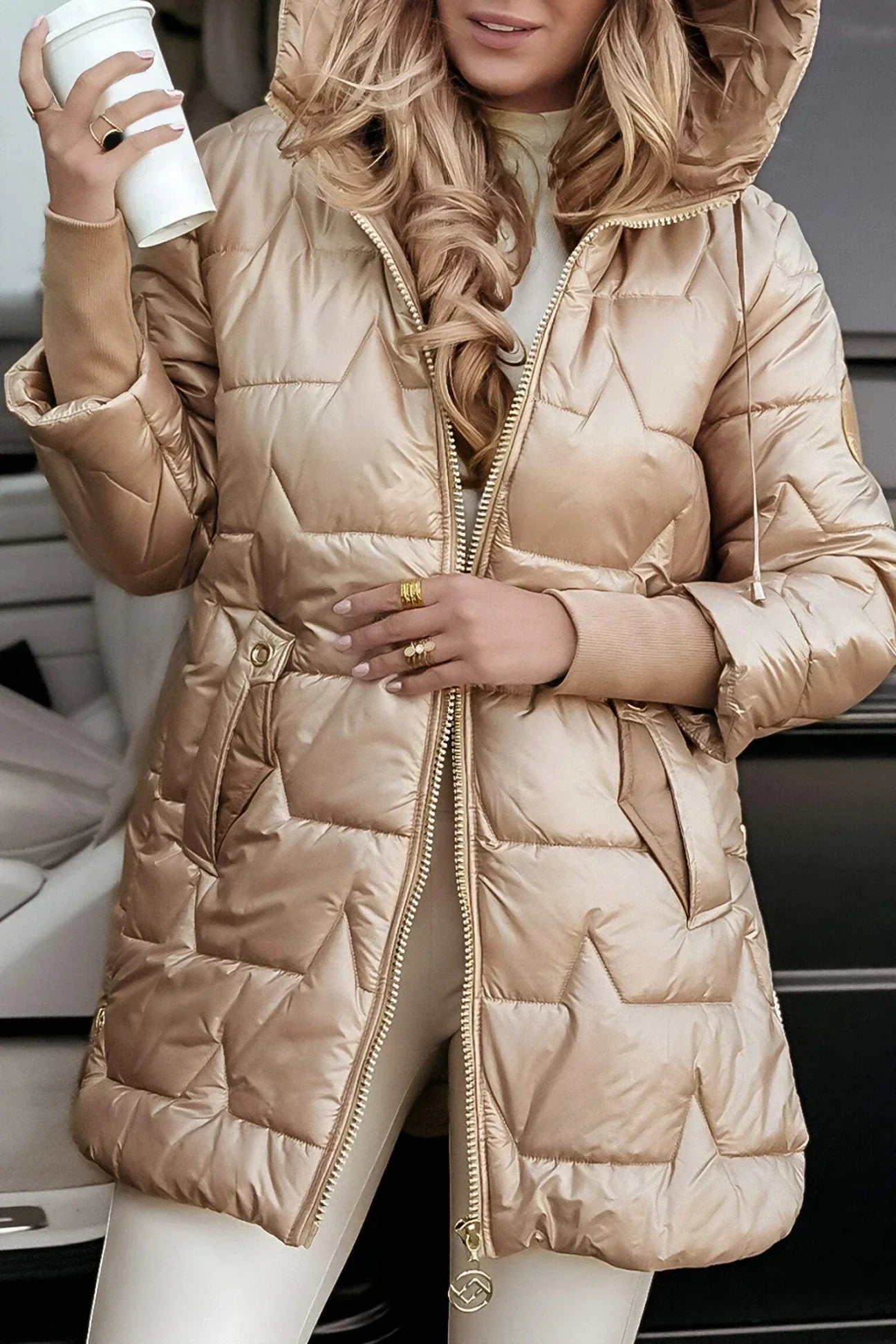 Nolwen™ | Elegant Winter Coat with Hood