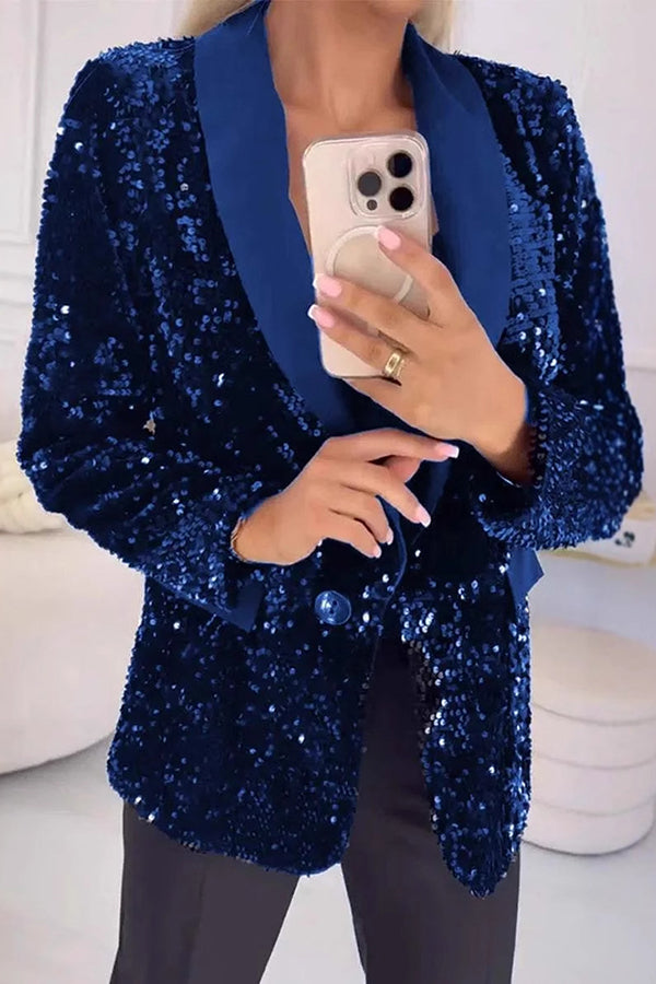 Liv - Shimmer Sequin Blazer